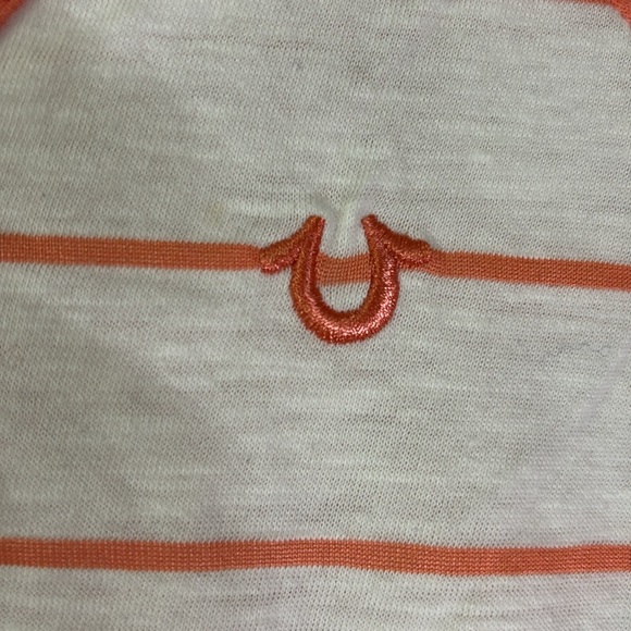 Orange and white True Religion T. - Picture 2 of 5